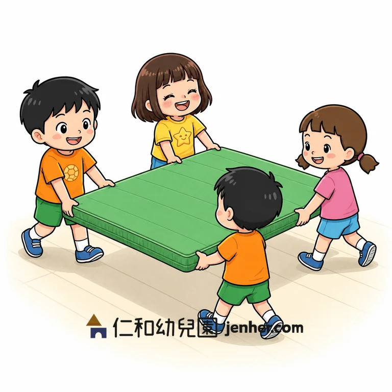 Activity 26-4: Four-Child Cooperative Mat Carry